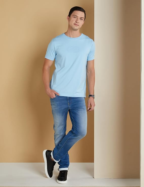 Premium Men's Cotton Stretch T-Shirt (Regular Fit)