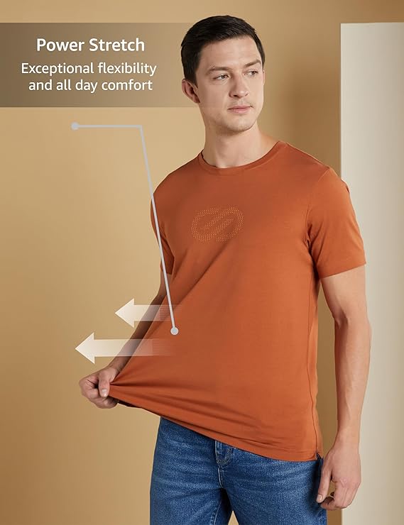 Premium Men's Cotton Stretch T-Shirt (Regular Fit)