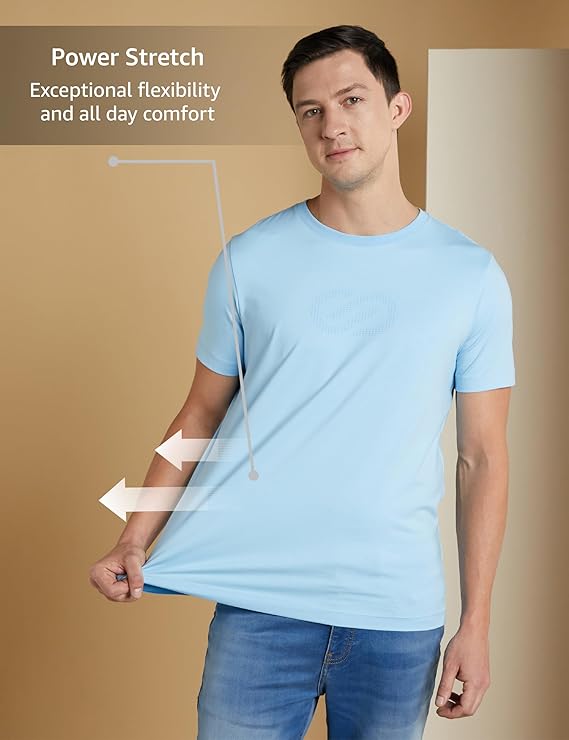 Premium Men's Cotton Stretch T-Shirt (Regular Fit)
