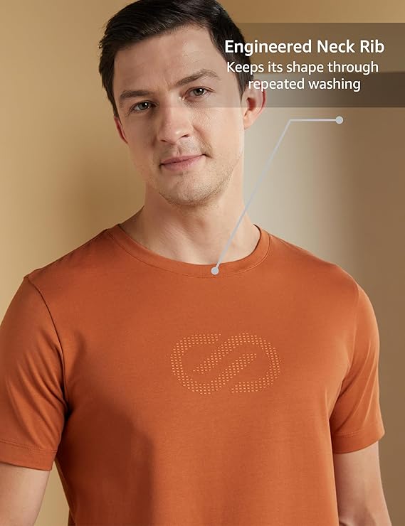 Premium Men's Cotton Stretch T-Shirt (Regular Fit)