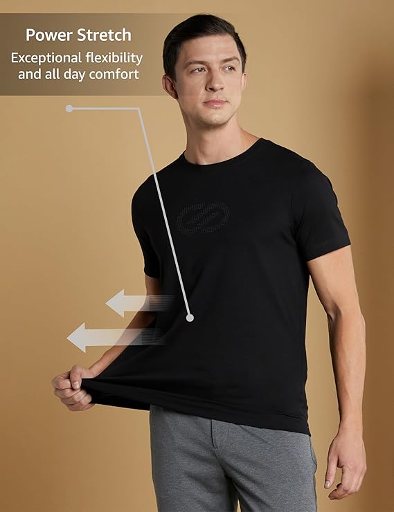Premium Men's Cotton Stretch T-Shirt (Regular Fit)