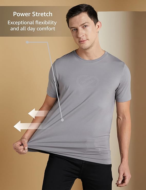 Premium Men's Cotton Stretch T-Shirt (Regular Fit)