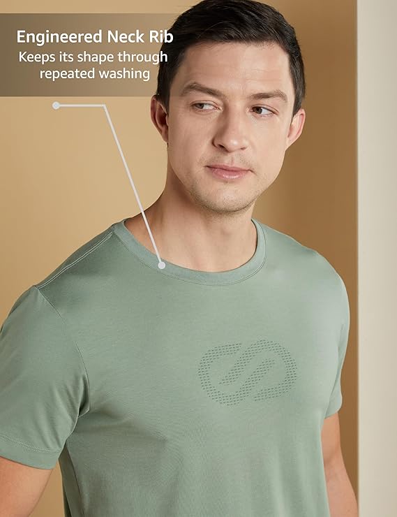 Premium Men's Cotton Stretch T-Shirt (Regular Fit)